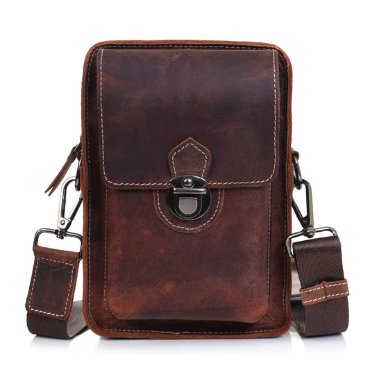 Sling Messenger Bag for Men I Multipurpose Crossbody Bag I Travel Bag with Adjustable Strap