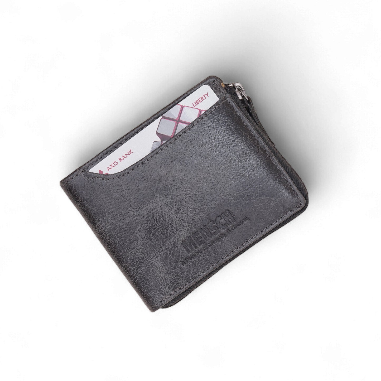 MENSCH® Vanguard Genuine Leather Bifold Wallet for Men