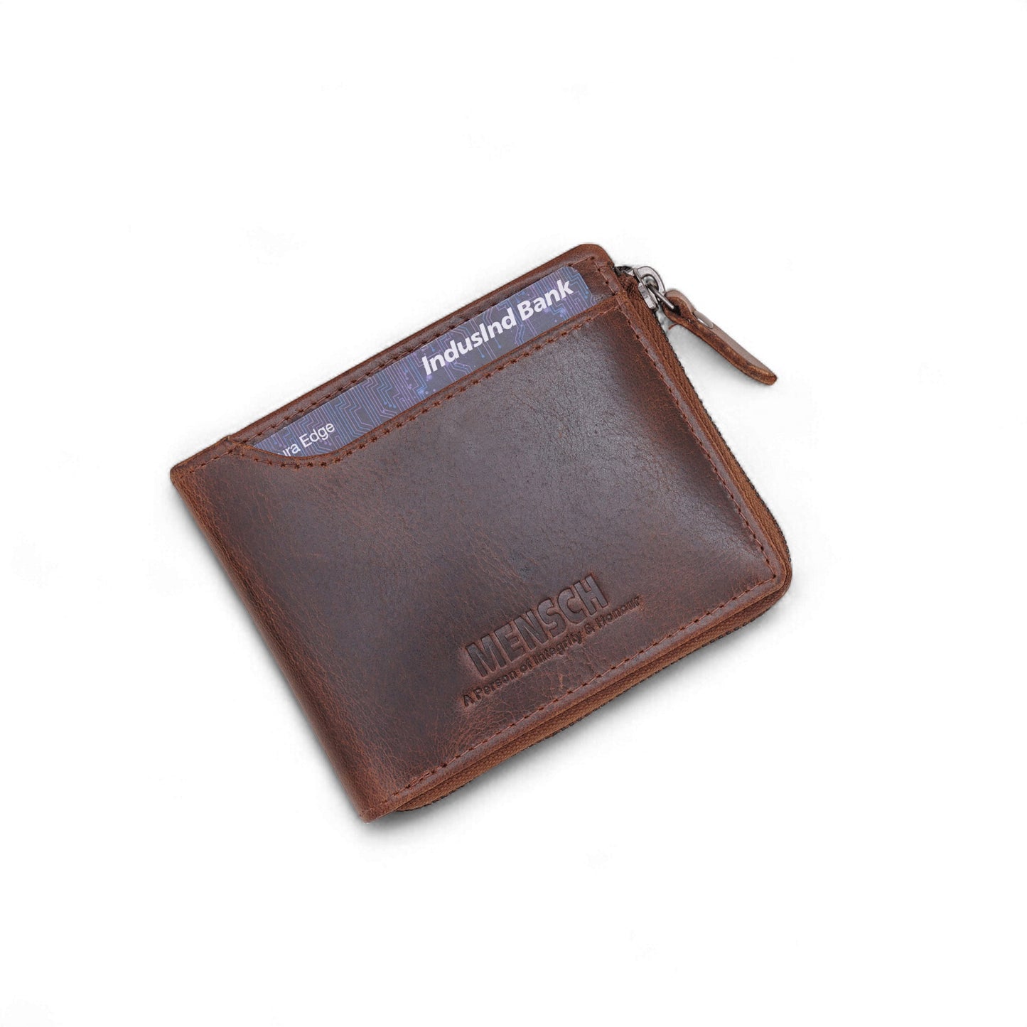 MENSCH® Vanguard Genuine Leather Bifold Wallet for Men
