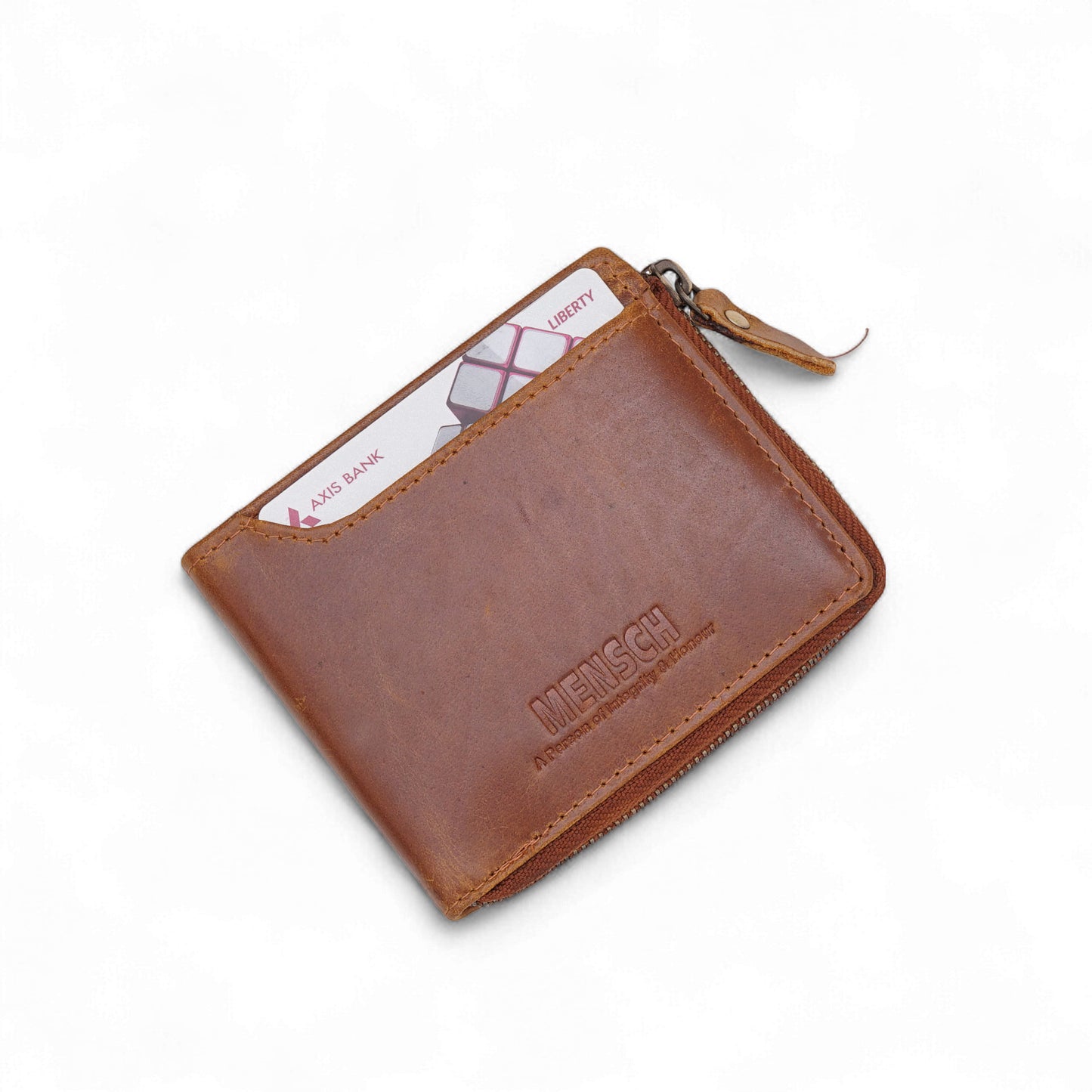 MENSCH® Vanguard Genuine Leather Bifold Wallet for Men