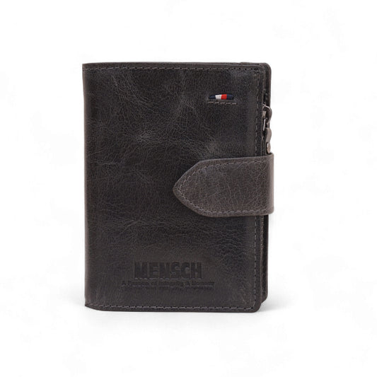 MENSCH® Genuine Leather Bifold Wallet for Men