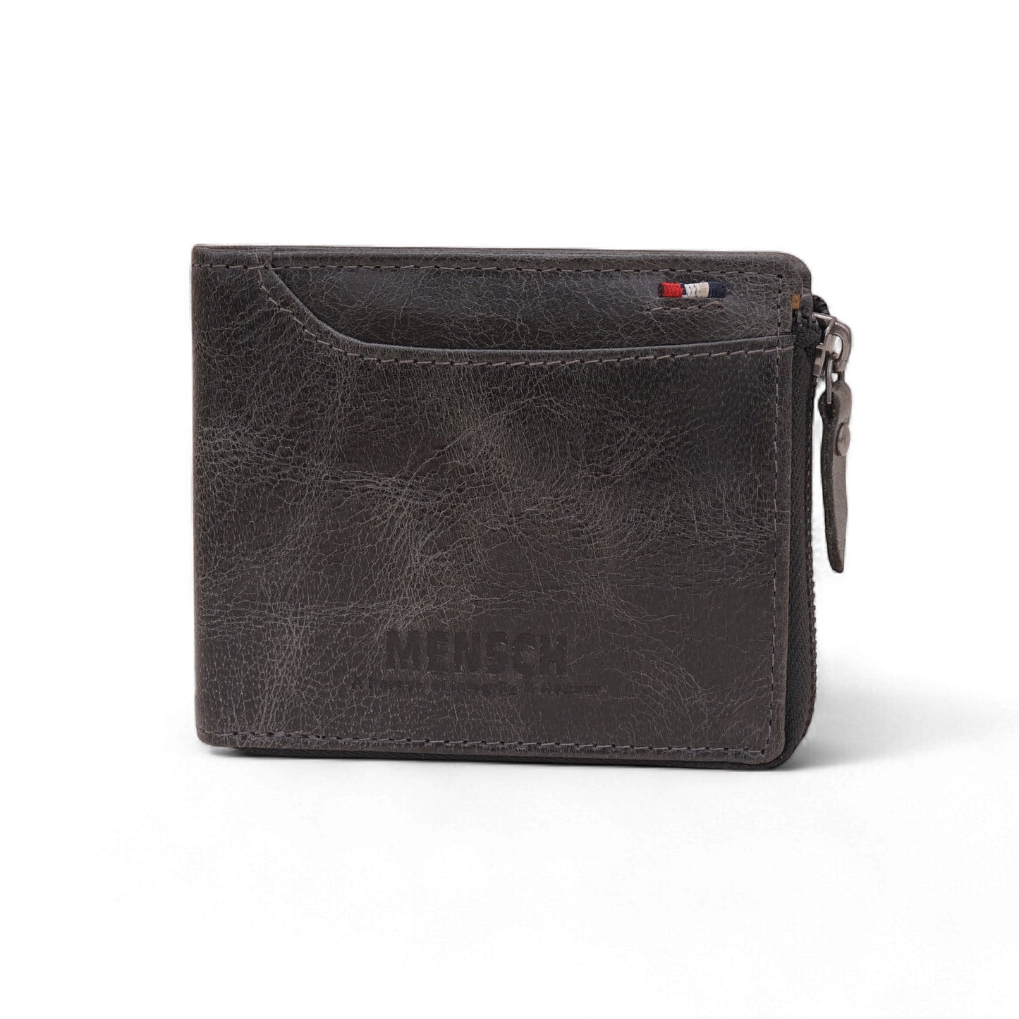 MENSCH® Vanguard Genuine Leather Bifold Wallet for Men