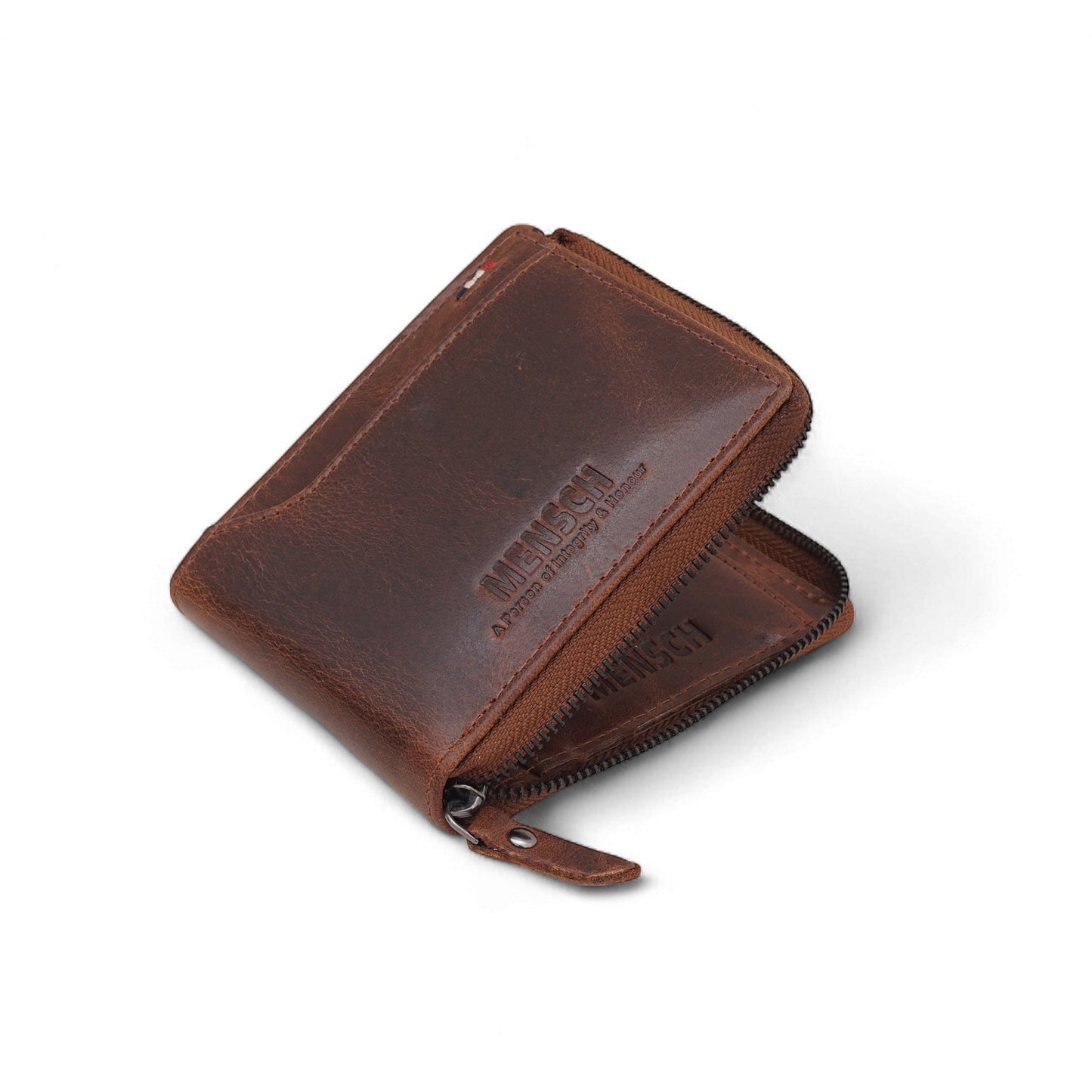 MENSCH® Vanguard Genuine Leather Bifold Wallet for Men
