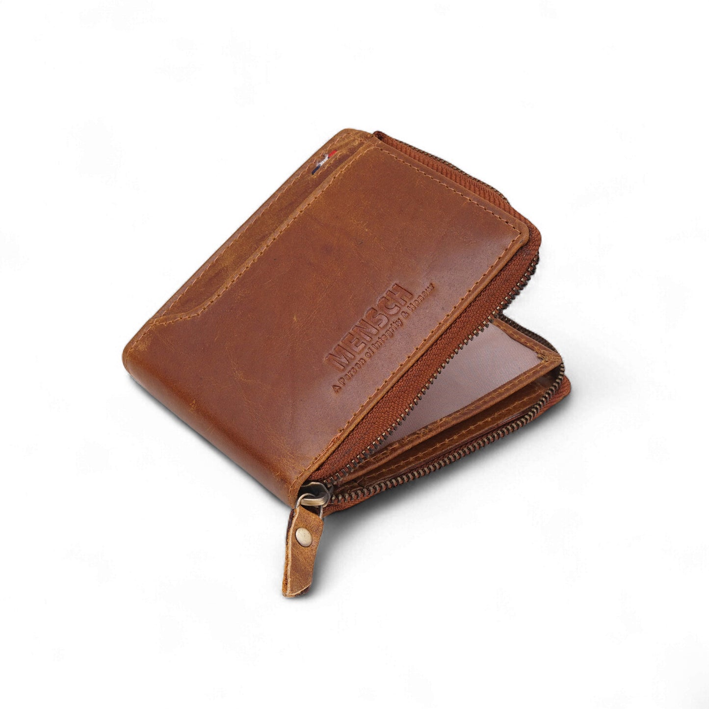 MENSCH® Vanguard Genuine Leather Bifold Wallet for Men