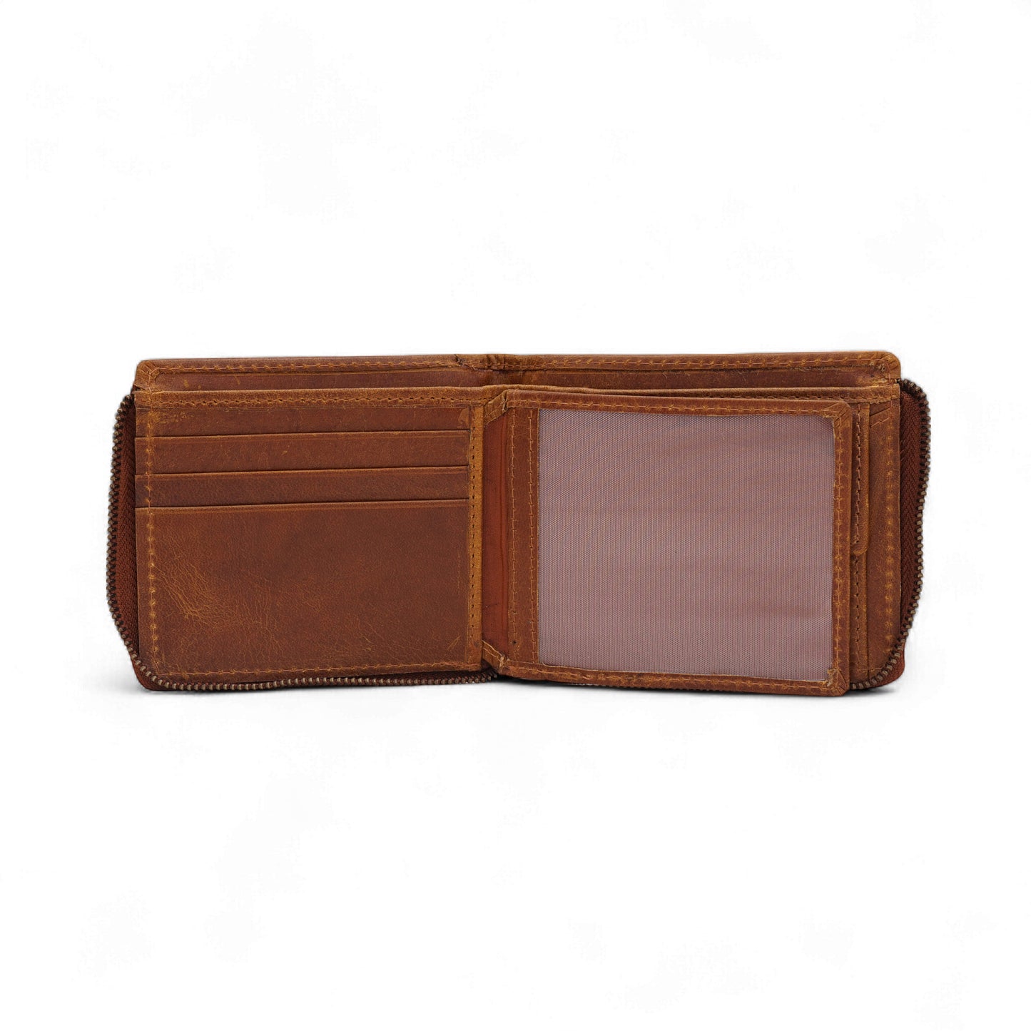 MENSCH® Vanguard Genuine Leather Bifold Wallet for Men