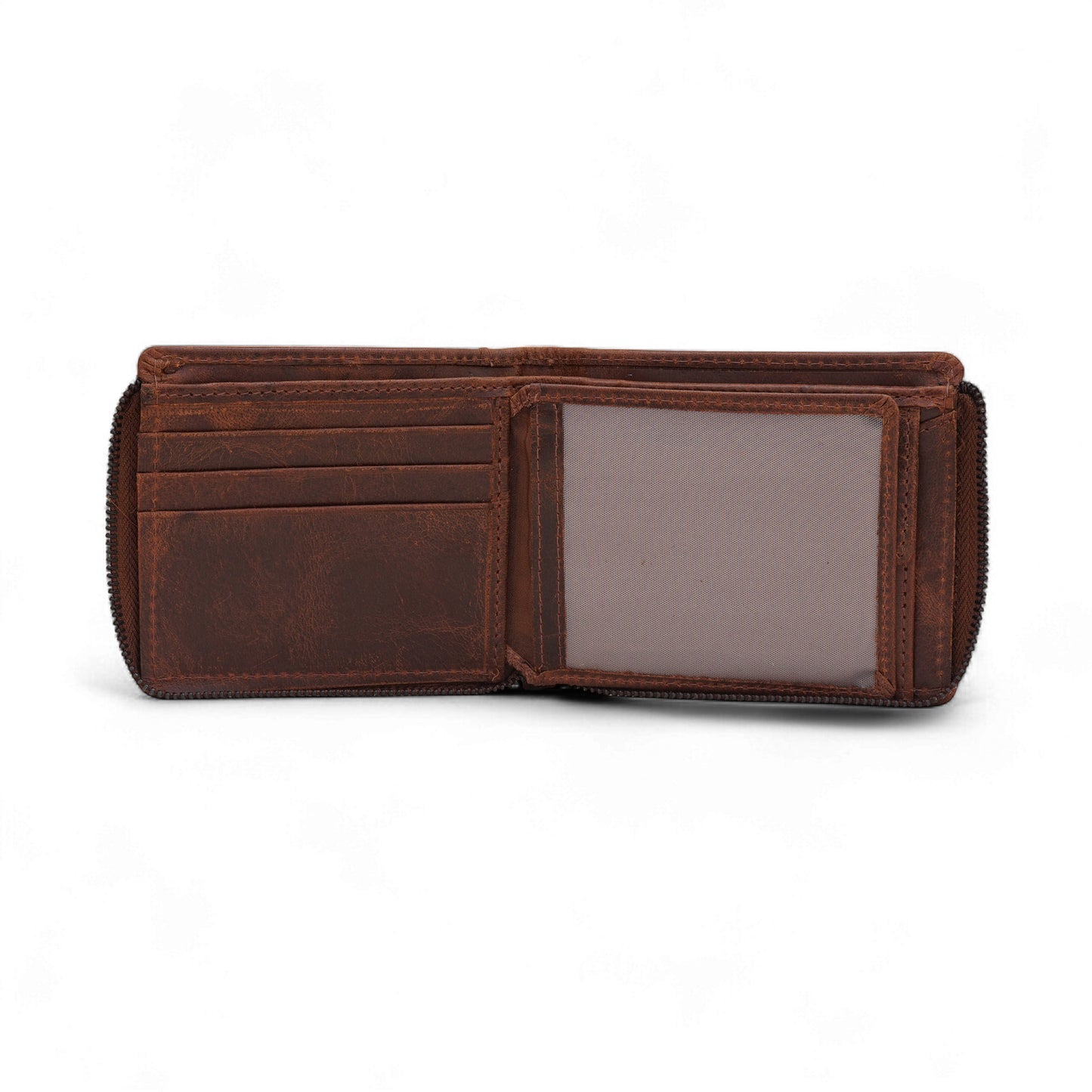 MENSCH® Vanguard Genuine Leather Bifold Wallet for Men