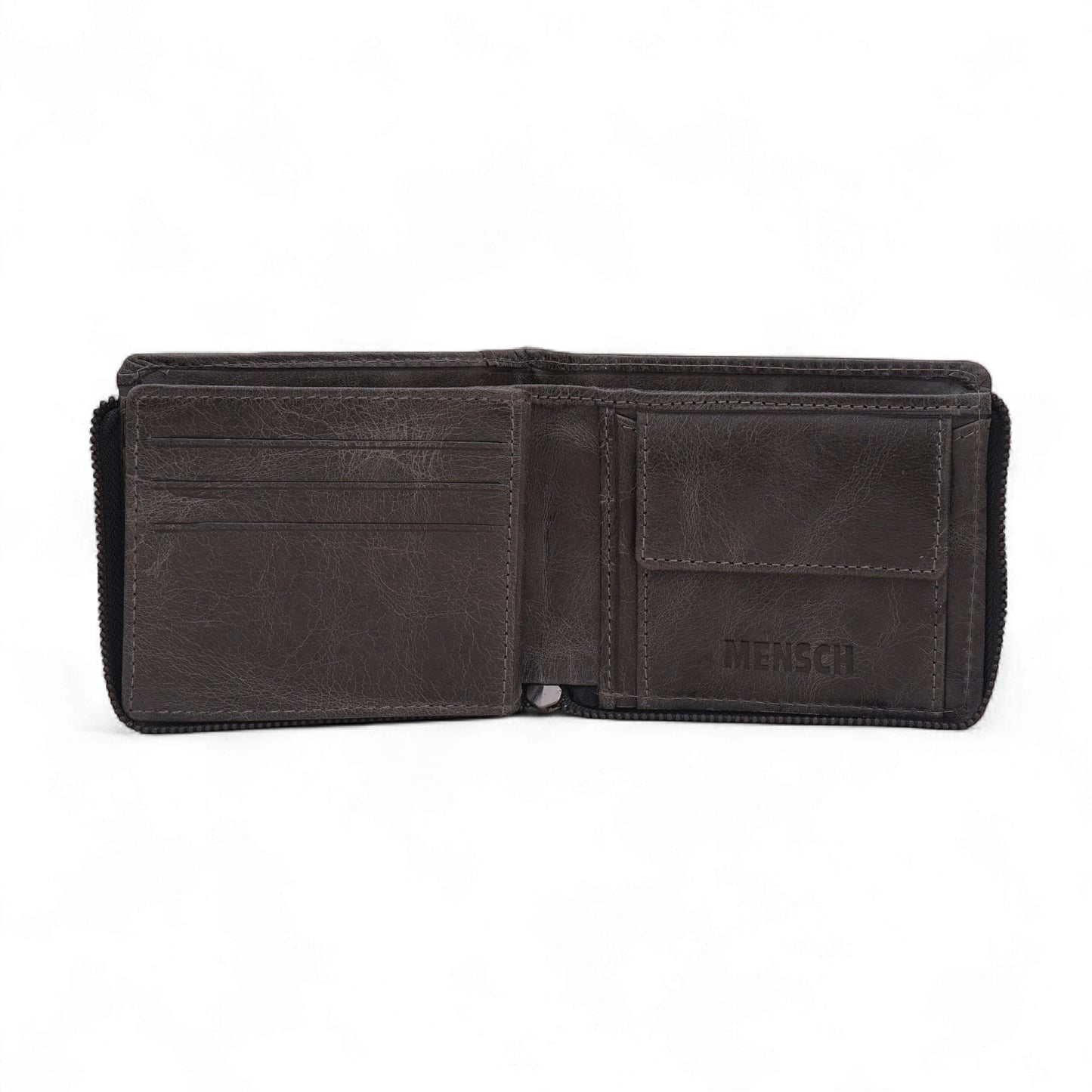 MENSCH® Vanguard Genuine Leather Bifold Wallet for Men