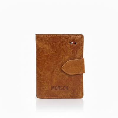 MENSCH® Genuine Leather Bifold Wallet for Men