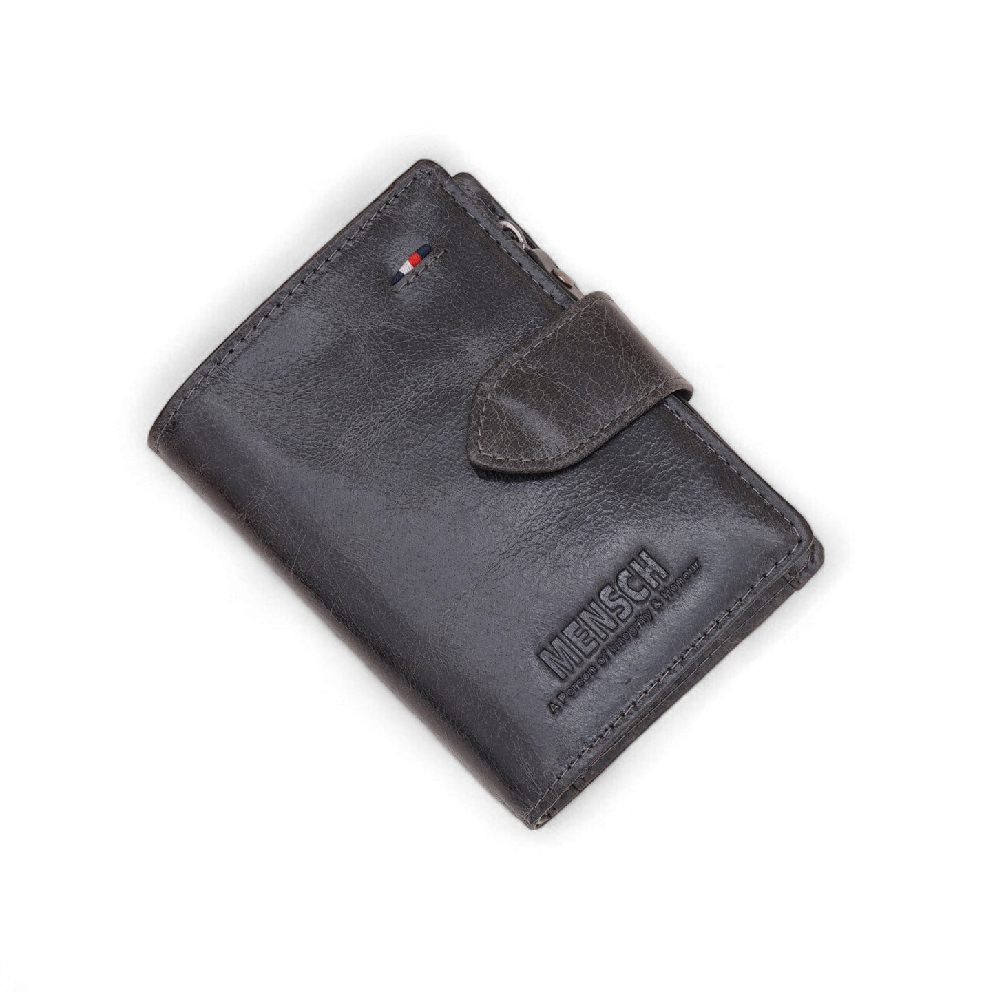 MENSCH® Genuine Leather Bifold Wallet for Men