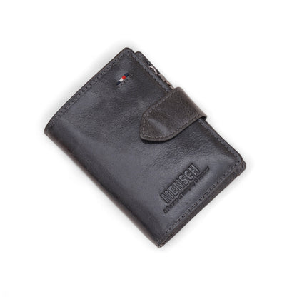 MENSCH® Genuine Leather Bifold Wallet for Men