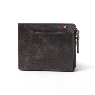 MENSCH® Vanguard Genuine Leather Bifold Wallet for Men