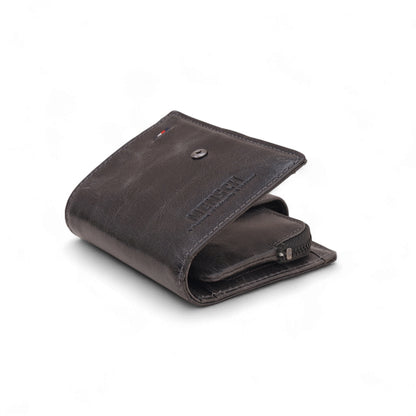MENSCH® Genuine Leather Bifold Wallet for Men