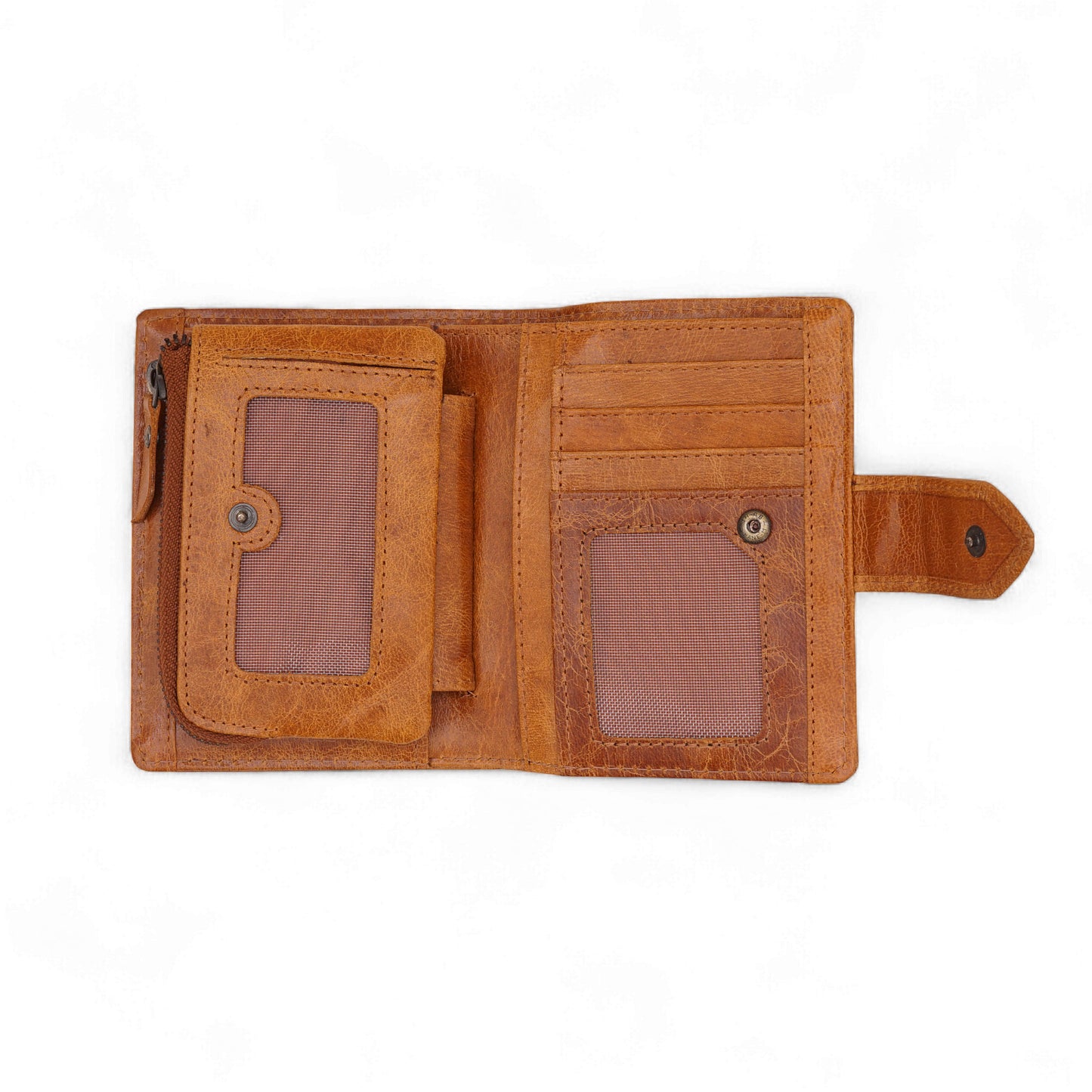 MENSCH® Genuine Leather Bifold Wallet for Men