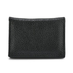 SS Men & Women Business Cardholder Pouch , Secure Lock (Black)