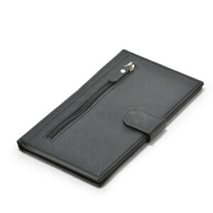 TC-HZ3 Artificial Leather Passport Holder Long Size  (BLK)