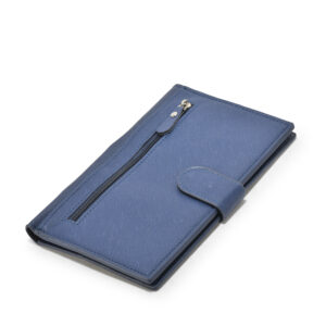 TC-HZ3 Artificial Leather Passport Holder Long Size (BLU)