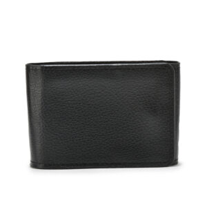 TC-07 Artificial Leather Album Card Holder Secure Flap Tich Lock Vertical Shape  (BLK)