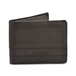 NRSC-12.2 Men's Leather Wallet , RIB , Upper Flap , Coin Pocket , Full Grain's Leather (Brown)
