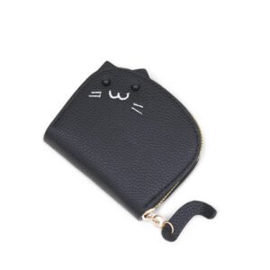 Adorable Cat Card Holder – Purr-fectly Organized! 🐱✨ (BLACK)