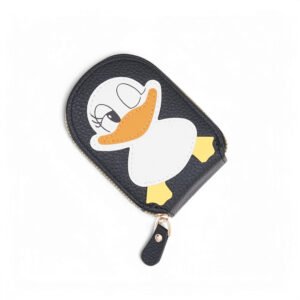Winky Duck Card Holder Wallet 🦆✨ [Black]