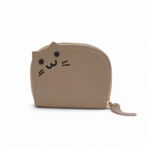 Adorable Cat Card Holder – Purr-fectly Organized! 🐱✨ (BROWN)