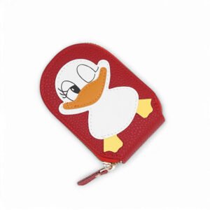 Winky Duck Card Holder Wallet 🦆✨ [Red]