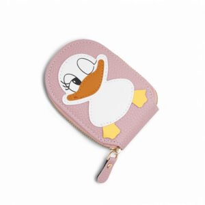 Winky Duck Card Holder Wallet 🦆✨ [Pink]
