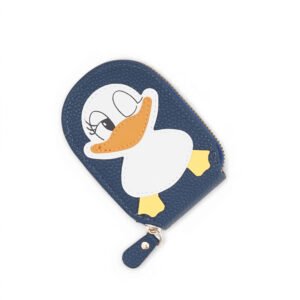 Winky Duck Card Holder Wallet 🦆✨ [Blue]