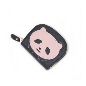 MENSCH | Adorable Panda Cardholder Wallet (BLACK/PINK)
