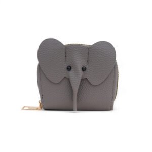 Luxury Elephant Card Holder – Elegance Meets Functionality 🐘✨(GREY)