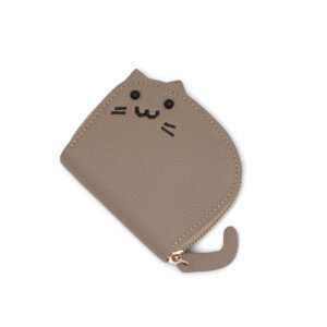 Adorable Cat Card Holder – Purr-fectly Organized! 🐱✨ (BROWN)