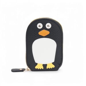 🐧 Adorable Penguin Card Holder – Stay Cool & Organized! ❄️ (BLACK)