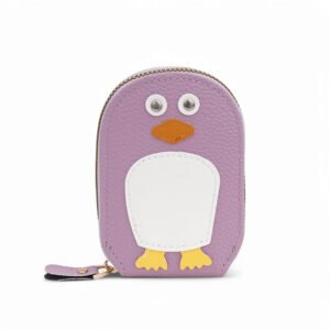 🐧 Adorable Penguin Card Holder – Stay Cool & Organized! ❄️ (PURPLE)